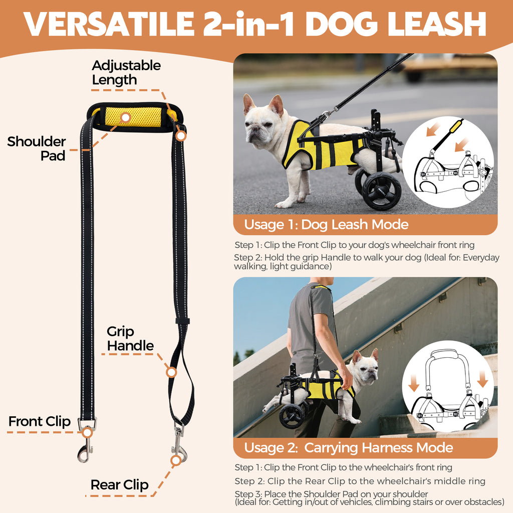XS Small Dog Wheelchair for Back Legs